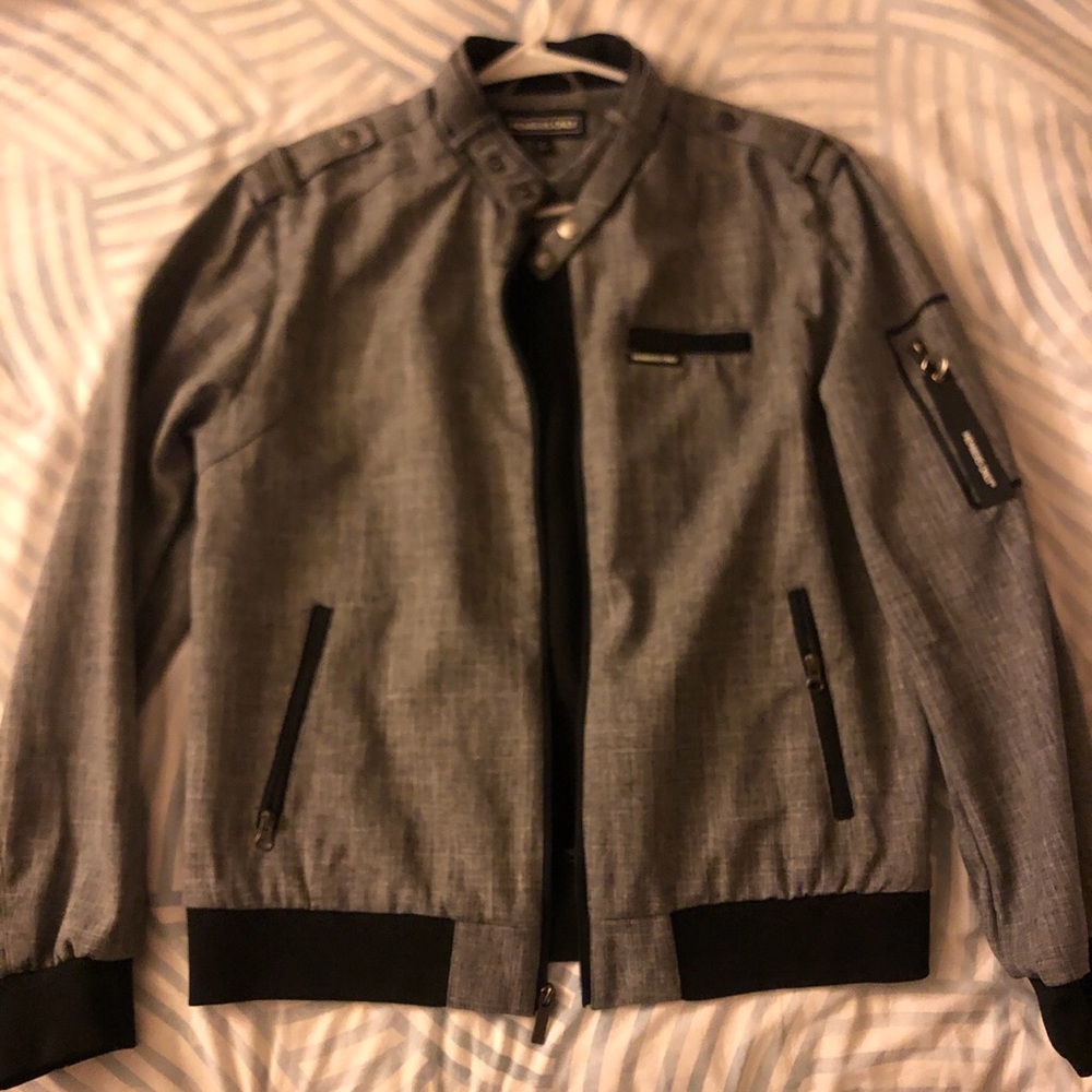 Grey members only jacket